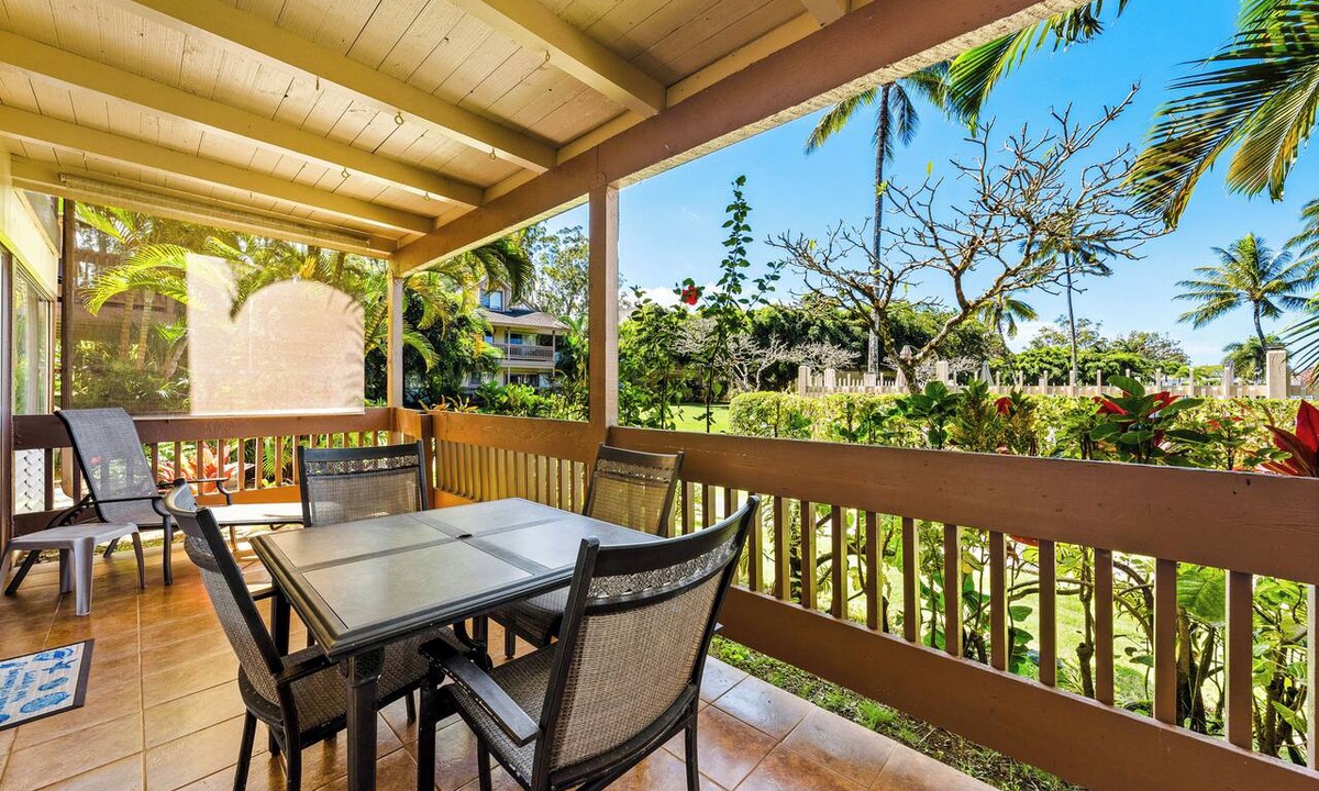 Princeville Condo | Affordable Princeville living with great shared amenities, private lanai!