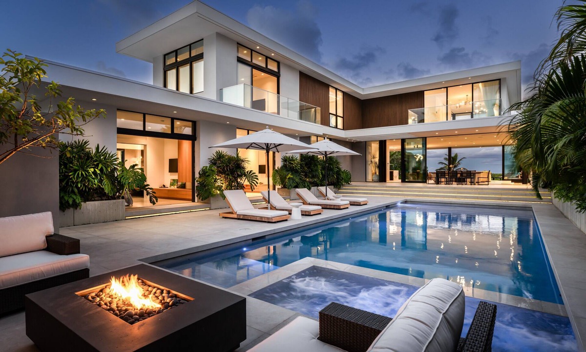 Kalama Tract House | Kailua Beach Escape by Gather: Luxury Beachfront Estate w/Pool, Hot Tub & Views