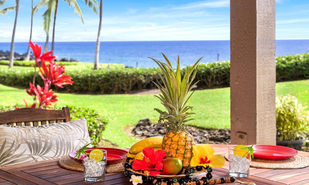 Kahaluu-Keauhou Condo | KKSR3101 DIRECT OCEANFRONT GROUND FLOOR CORNER ADVOCATES PLANET-FRIENDLINESS