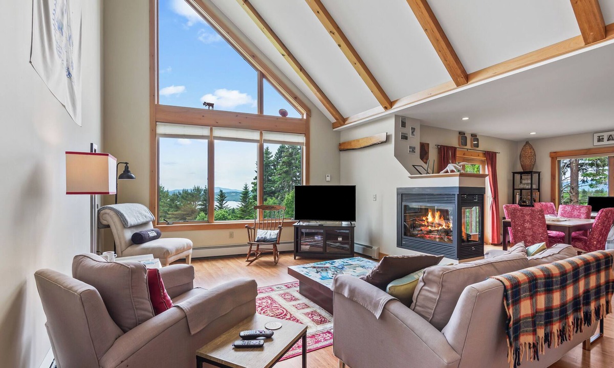 Rangeley Condo | Lodges 17 - Modern condo with great views of Rangeley Lake
