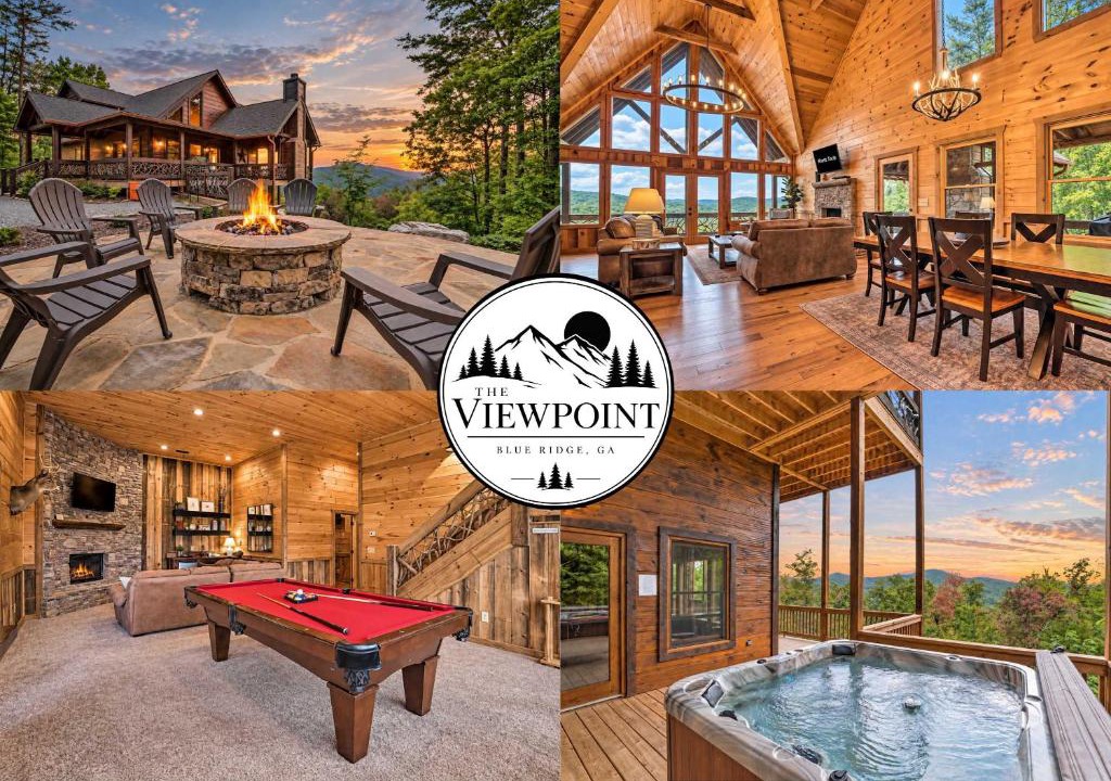 Ridges Over the Lake House | Long-Range Views Game Room Fire Pit Pets