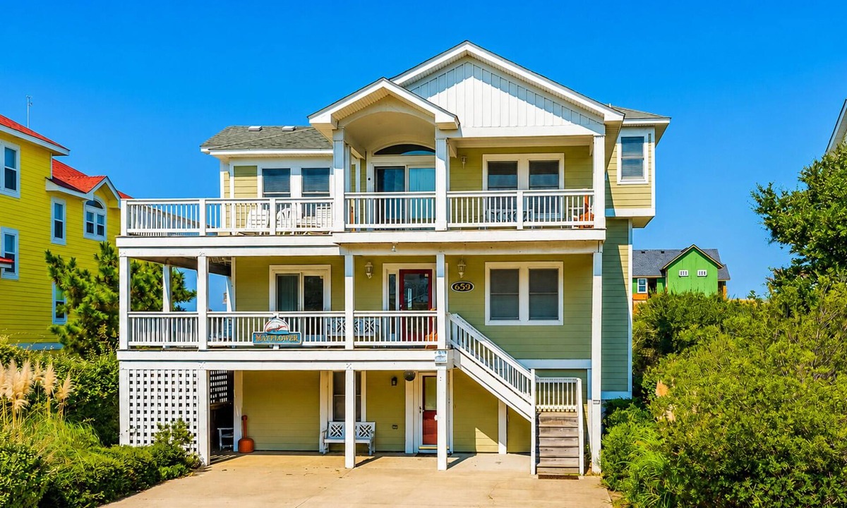 Ocean Sands House | Mayflower - Corolla, Ocean Sands, 250 Yds to Beach, Lake View, Pool, Hot Tub, Flex Stays