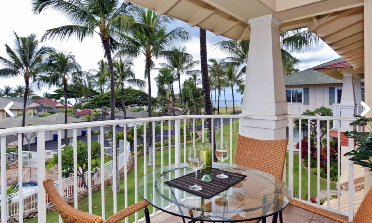 Kapolei Condo | OCEAN & SUNSET VIEW! Walk to BEACH! Pool/hot tub! Kai Lani in Ko'Olina Resort!
