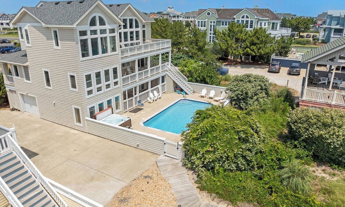 Buck Island House | Oceanfront home walkable to the beach with private pool & hot tub - dog-friendly