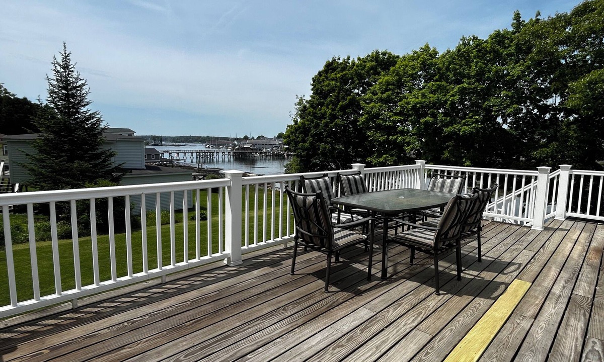 Boothbay Harbor House | One Atlantic- | 5BR harbor view Maine home, close to town, deck