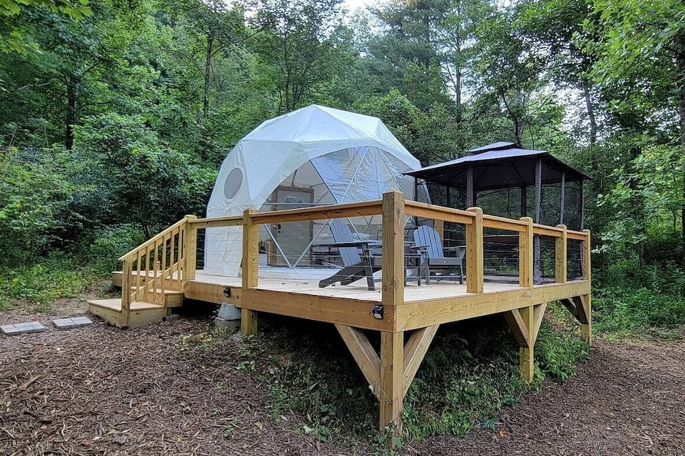 Purlear House | Pet-Friendly Glamping Dome Rental for Relaxing Escapes near Boone, NC