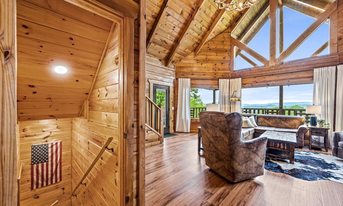 Smoky Mountains Cabin | Private Pool! Amazing Views! Movie Theater!