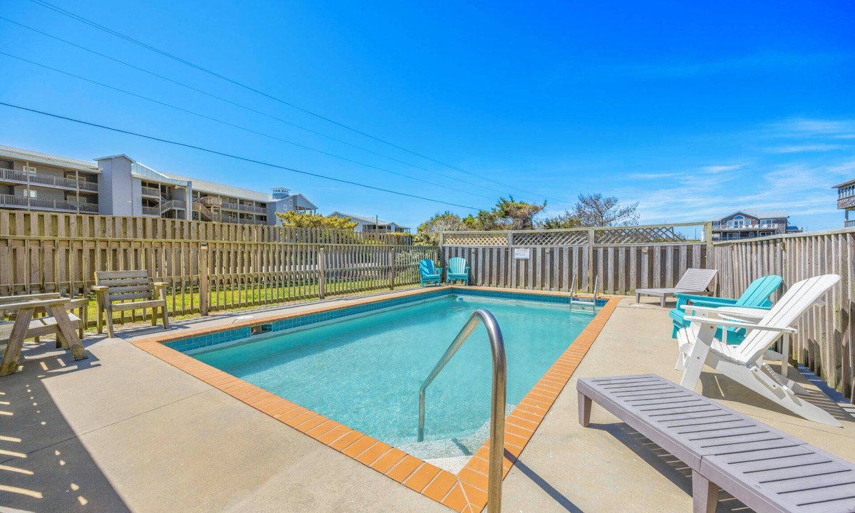 Rodanthe House | Semi-Oceanfront Dog Friendly Home w/Private Pool, Hot Tub, Foosball, Basketball