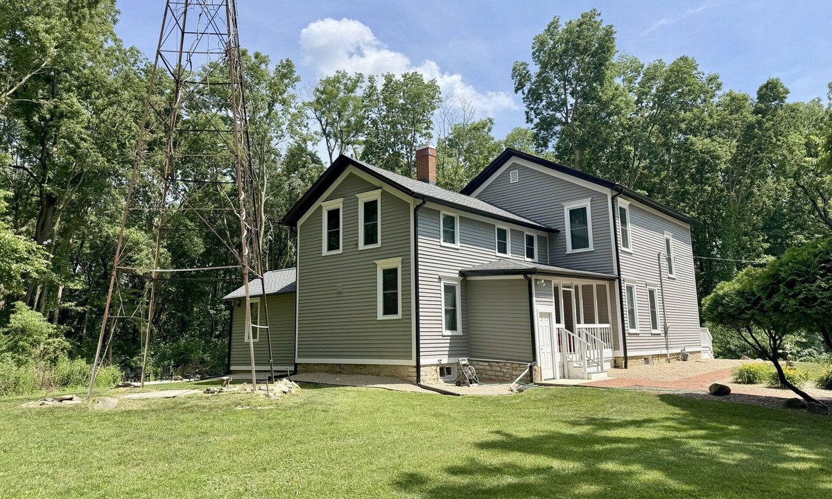 Oswego House | Spacious 5-bedroom farmhouse in charming Oswego with private woods