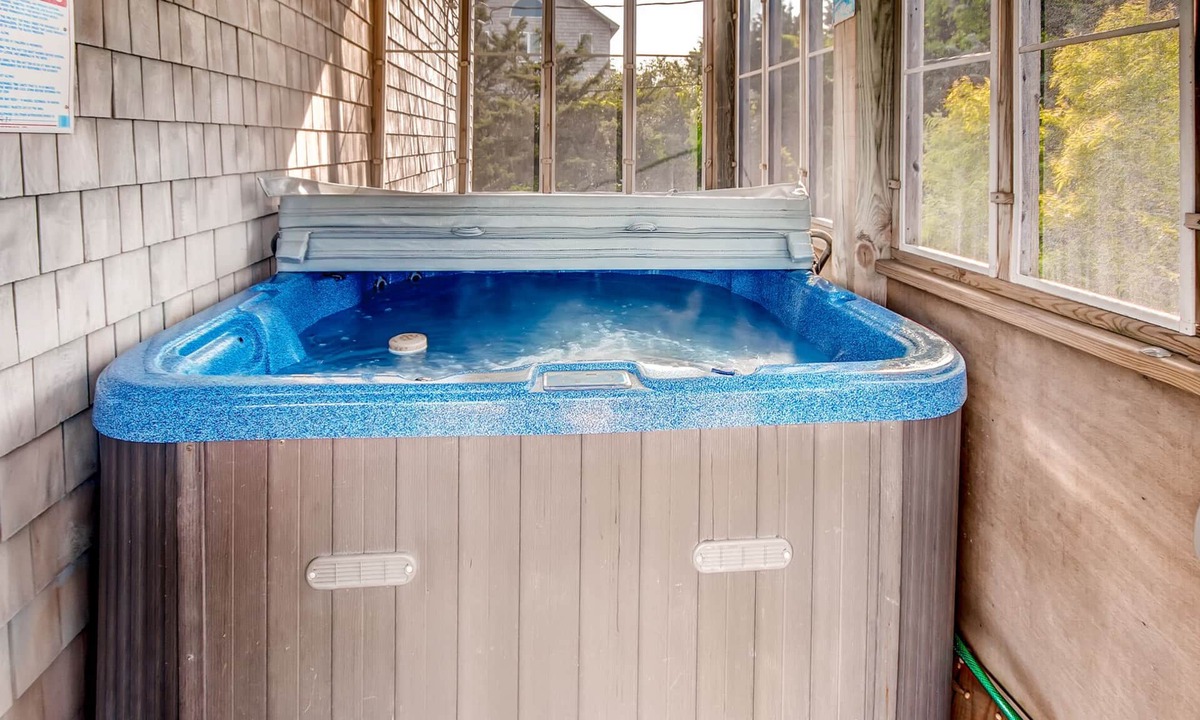 Frisco House | Spacious Oceanview Home in Frisco with Hot Tub, Screened Porch. Beach Nearby!