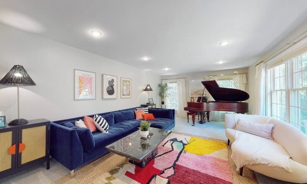 Bath House | Woodland home with screened porch, 2 living rooms - near historic waterfront