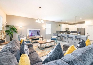 Dazzing 9BR/Pool/Spa/Free Waterpark (9030SD)