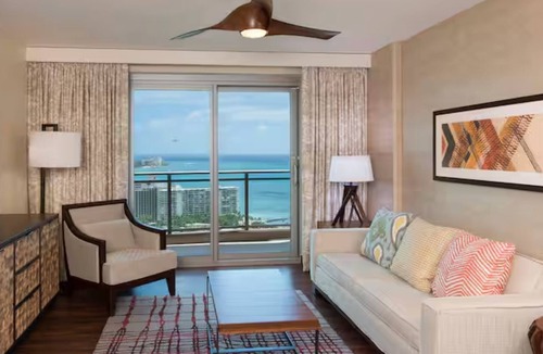 Waikiki Resort | 1 Bedroom Premier- Ocean View at The Grand Islander by HGV: A Slice Of Paradise