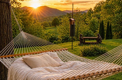 Sylva Apartment | ✨ 10% Off PLUS 15% off Top-Rated Guests Discount Private Hot Tub PLUS ⭐ Guest Favorite Top 1% of Airbnb Fire Pit Porch Swing Hammock Close to WCU (3 Mi), dining, pubs, shopping, Blue Ridge Parkway, and many adventures.