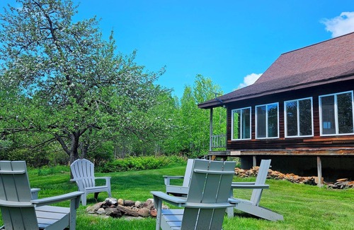 North New Portland Cabin | 12 Acre Orchard Cabin Getaway