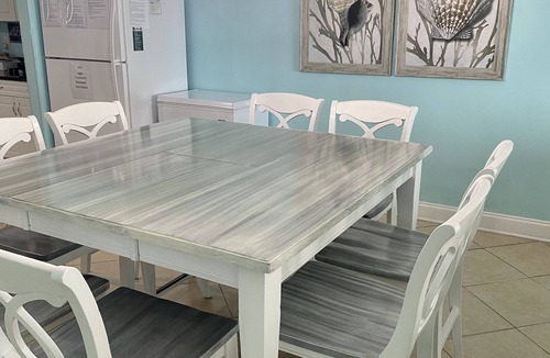 Crescent Beach Villa | 2000sq ft Villa 401, Ocean View steps to the beach, small pool hot tub 4 king bd