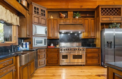 Sevierville Cabin | 5 Acre Luxury Cabin - Sleeps 26 -TWO CABINS - Minutes to Pigeon Forge-View