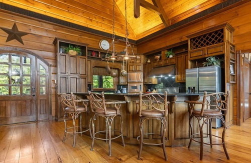 Sevierville Cabin | 5 Acre Luxury Cabin - Sleeps 26 -TWO CABINS - Minutes to Pigeon Forge-View