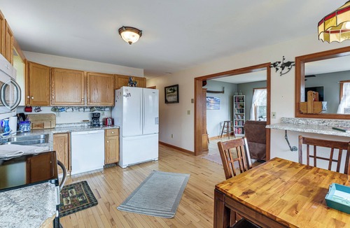 DownEast and Acadia Maine House | 9-Acre Riverfront Home in Milbridge w/Deck & Yard