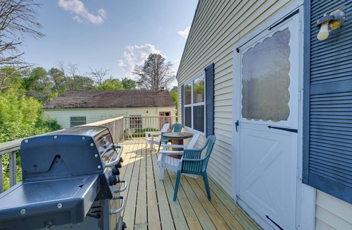 DownEast and Acadia Maine House | 9-Acre Riverfront Home in Milbridge w/Deck & Yard