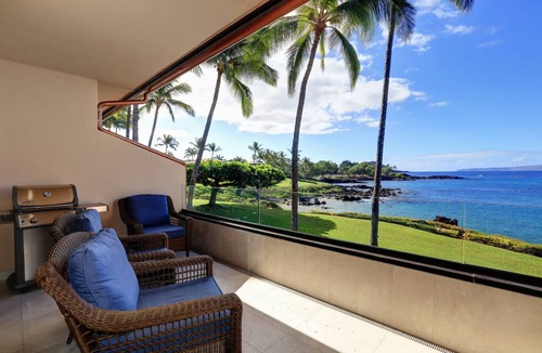 Wailea Condo | Amazing Remodeled Oceanfront Escape – Makena Surf F-202 with Spectacular Views!