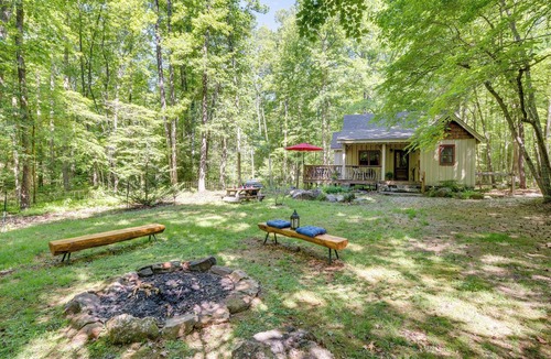 Cleveland Apartment | Back on Market! Creekside Cottage Near Table Rock