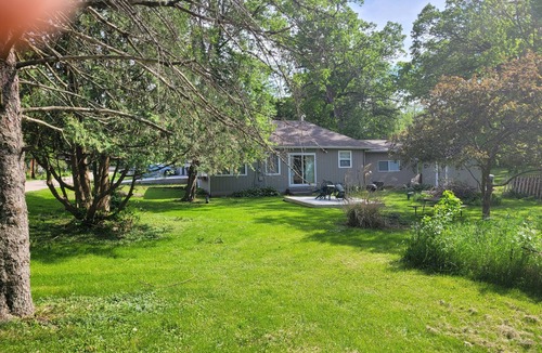 Delavan Lake House | Beautiful remodeled house a short walk to lake with shared pier.