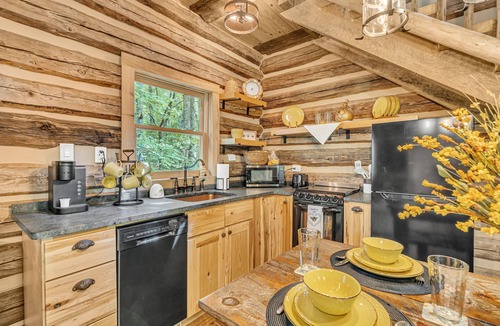 Smoky Mountains Cabin | Beehive Treehouse, Hot Tub, WIFI, Barnwood Builders Homemade History episode!
