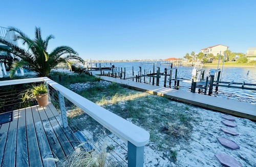 Perdido Key Coves One Apartment | Bungalow studio on the water w/Kayak, dock, private deck, tennis & pickle ball!