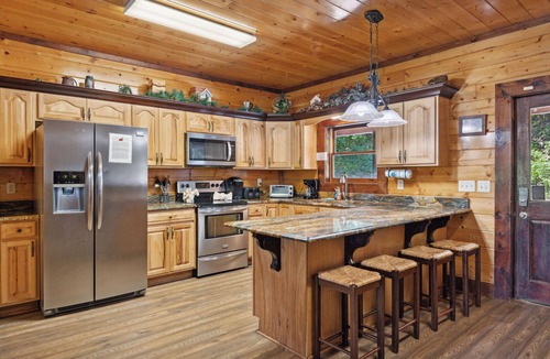 Cosby Cabin | Cabin w/views-Indoor Pool-Theater-Game Room