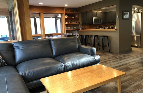 Carrabassett Valley House | Carrabassett Wheelhouse ~ Mountain Bike Inspired River-front Home