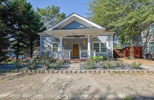West End House | Charming 3BR Retreat - Spacious Deck, Backyard