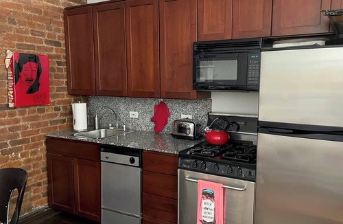 East Village Apartment | Chic Studio Apt in the East Village with WiFi and AC, Close to Subway