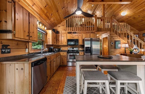 Mineral Bluff Cabin | Copper Ridge Hideaway - Dog Friendly | Pac Man Arcade Game | Hot Tub