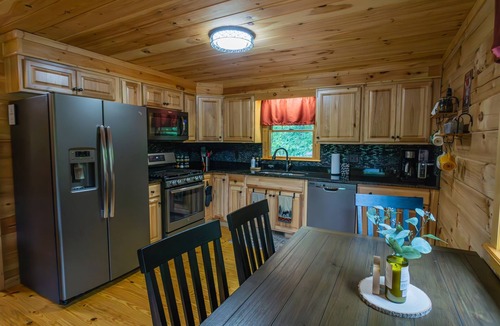 Cleveland Cabin | Cozy Cabin Minutes to Helen and best hiking trails in the area! Pet Friendly!