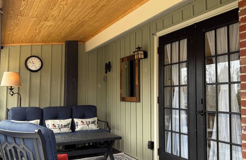 Asheville House | Cozy, long term welcome, pet & family friendly, fenced yard, fire pit, deck.