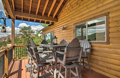 Cripple Creek House | Cripple Creek Mountain Getaway w/Hot Tub & Views!
