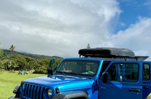 Paia Other | Embark on a journey through Maui with Aloha Glamp's jeep and rooftop tent allows you to discover diverse campgrounds, unveiling the island's beauty from unique perspectives each day