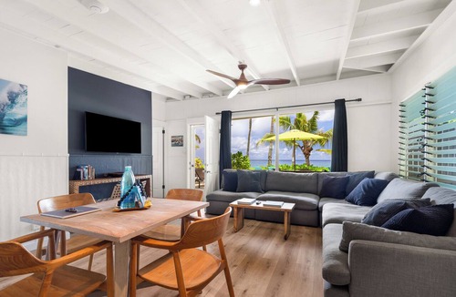 Pupukea House | Hibiscus @ ke Iki Beach Bungalows~Daily Yoga~Sauna~Cold plunge~AC