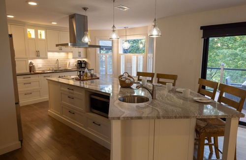 Fredericton House | Incredible Waterfront Property in the City, Trail, Boat-in/out, View, Fire Table