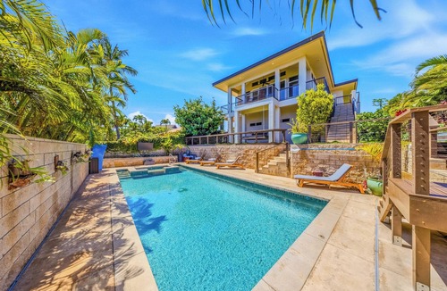 Bayview Villa | Kai Lani Ocean View Villa Pool, Tiki Bar & AC