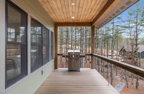 Nebo House | Lakefront on Lake James with dock, boat slip, and hot tub