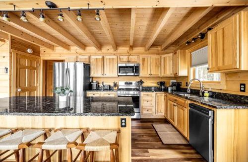 Bowerbank House | Lakefront Retreat with Stone Fireplace & Game Room in Bowerbank, Maine