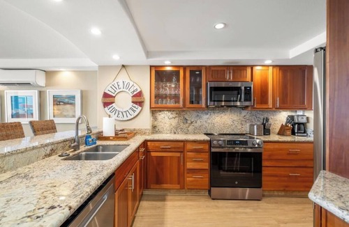 Kihei Condo | Luxury by the Waves:Royal Mauian 218-Your Premium Oceanfront Sanctuary!-With A/C