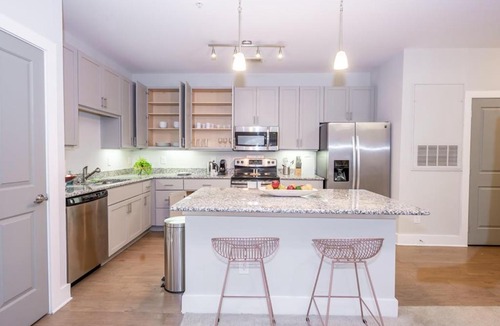 Morrisville Apartment | Modern 2BR with Balcony and Gym