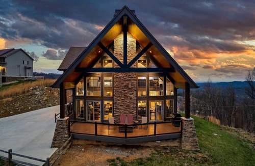 Chalet Village North Cabin | Near Gatlinburg, Hot Tub, Arcade, Views, Pool Access