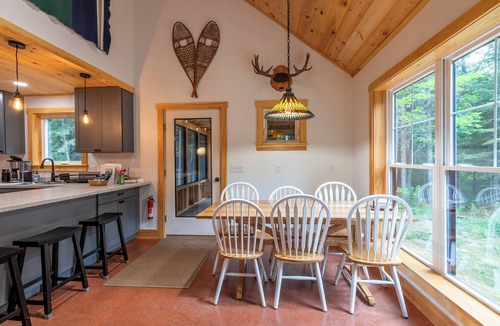 Wyman House | Newly built custom home nestled on the edge of the Bigelow Preserve