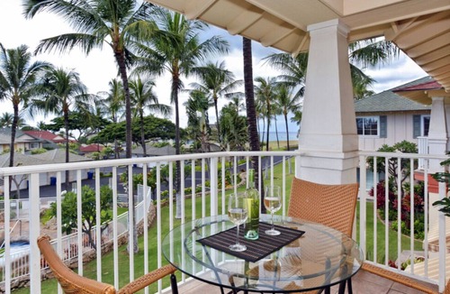 Kapolei Condo | OCEAN & SUNSET VIEW! Walk to BEACH! Pool/hot tub! Kai Lani in Ko'Olina Resort!