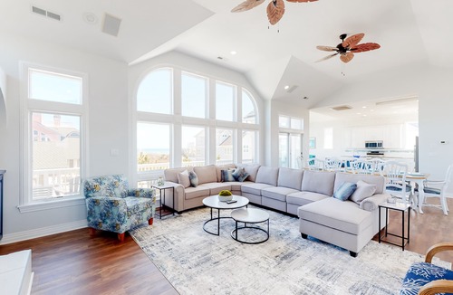 Buck Island House | Oceanfront home walkable to the beach with private pool & hot tub - dog-friendly