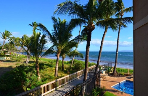 Kihei Condo | OCEANFRONT RESORT- Whale Season- 2 Bed/2 Bath Kihei Sands Beachfront Condo-B7